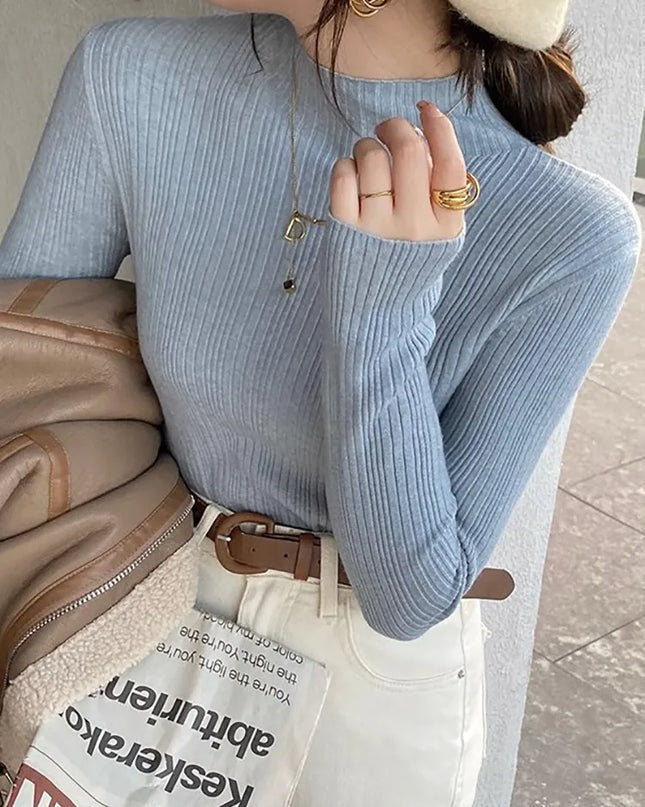 Elegant  Turtleneck Sweater - VOLDRI