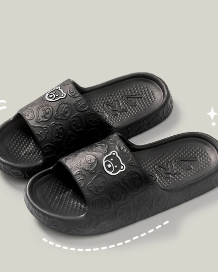 Cartoon Bear Print Slides