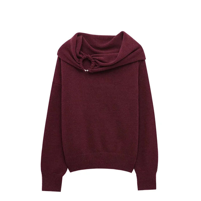 Casual Neck-off Sweater - VOLDRI