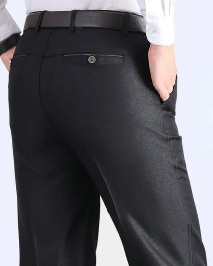 Voldri Men's Plus Size Business Pants - Stretch Loose Fit for Office -   | Stylish & Elegant Fashion by Voldri