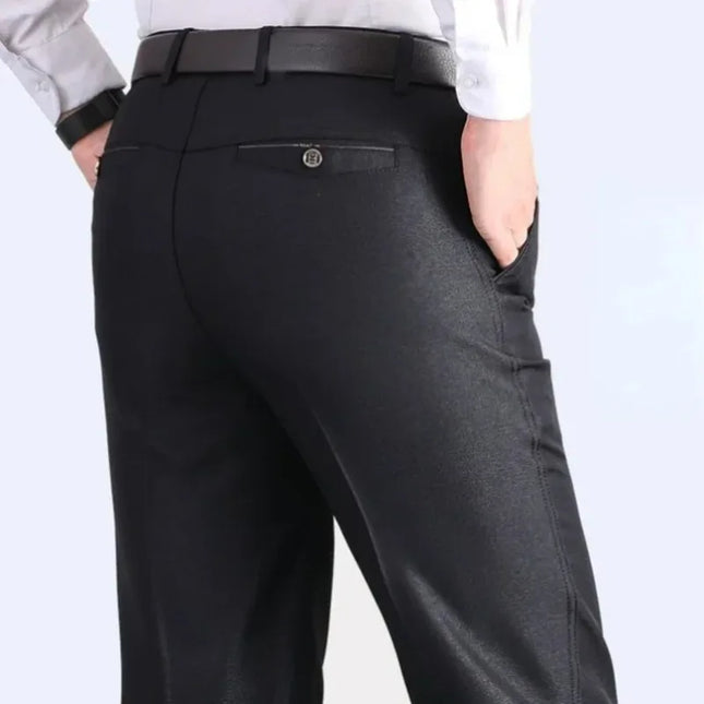Voldri Men's Plus Size Business Pants - Stretch Loose Fit for Office -   | Stylish & Elegant Fashion by Voldri