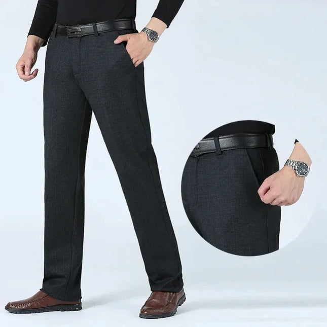 Voldri Men's Slim Stretch Business Pants - Casual & Comfortable Fit -   | Stylish & Elegant Fashion by Voldri