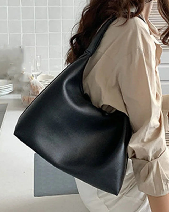 PU Leather Shoulder Bag - VOLDRI