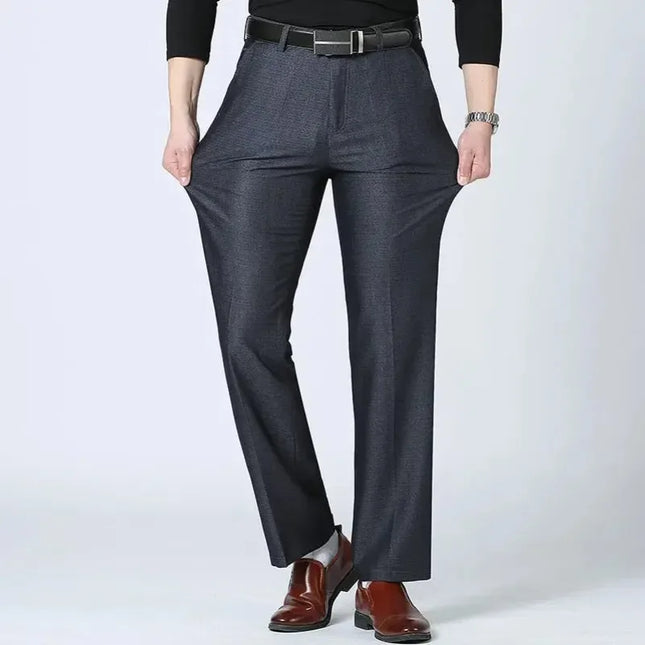 Voldri Men's Slim Stretch Business Pants - Casual & Comfortable Fit -   | Stylish & Elegant Fashion by Voldri