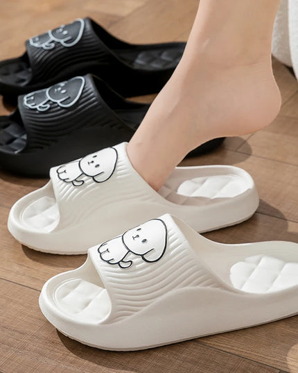 Cartoon Puppy Lithe Slippers