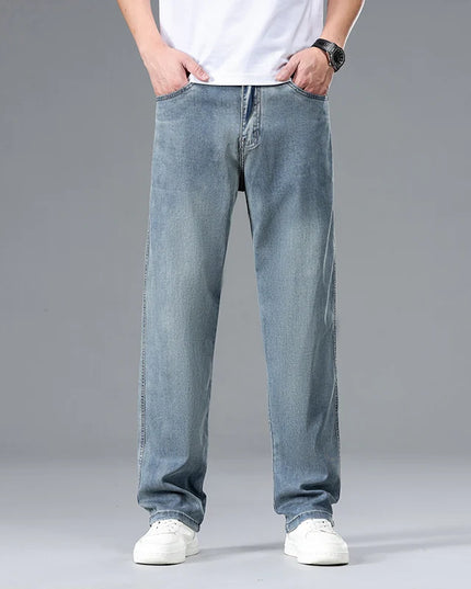 Voldri Summer Ultra-thin Lyocell Jeans - Loose Casual Denim Pants -   | Stylish & Elegant Fashion by Voldri