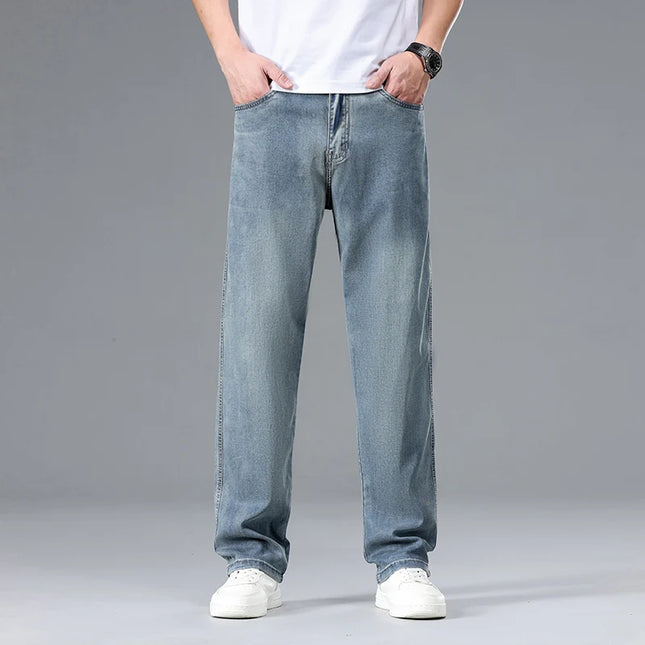 Voldri Summer Ultra-thin Lyocell Jeans - Loose Casual Denim Pants -   | Stylish & Elegant Fashion by Voldri