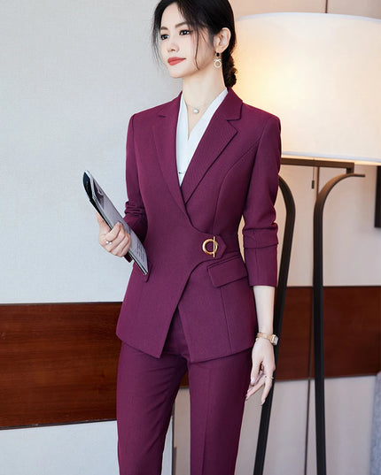 Jacket Blazer and Trouser 2 Piece Set - VOLDRI