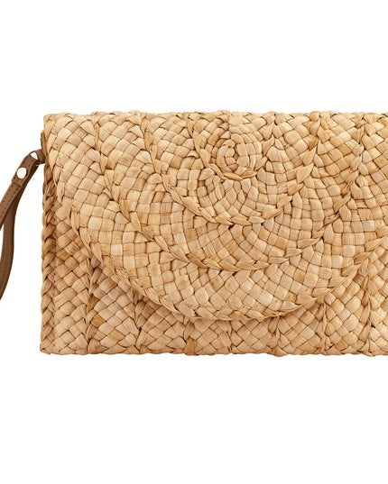 Straw Envelope Clutch Handbag - VOLDRI