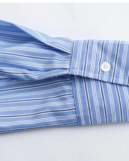 Vintage  Striped Shirts - VOLDRI