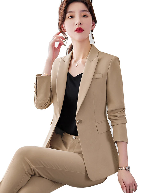 Pant Suit Blazer and Trouser 2 Piece Wear - VOLDRI