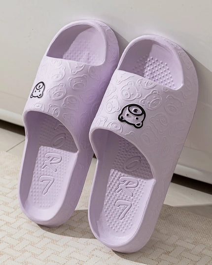 Cartoon Bear Print Slides