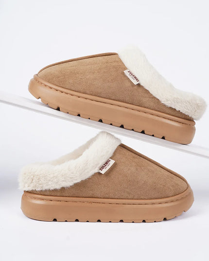 Cotton Plush Padded Slippers