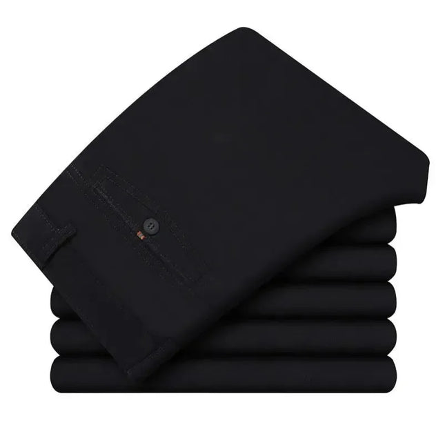 Voldri Men's Professional Cotton Work Pants - Smart Office Style -   | Stylish & Elegant Fashion by Voldri