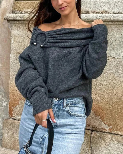 Casual Knitted Pullovers Sweater - VOLDRI