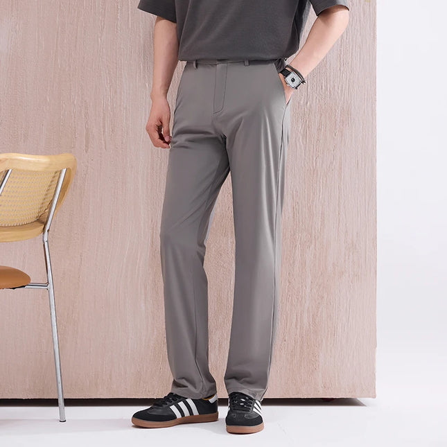 Voldri Lightweight Stretch Trousers - Cool & Breathable Summer Fit -   | Stylish & Elegant Fashion by Voldri