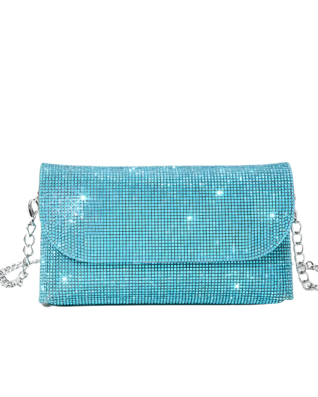 Rhinestone Evening Clutch Handbag - VOLDRI