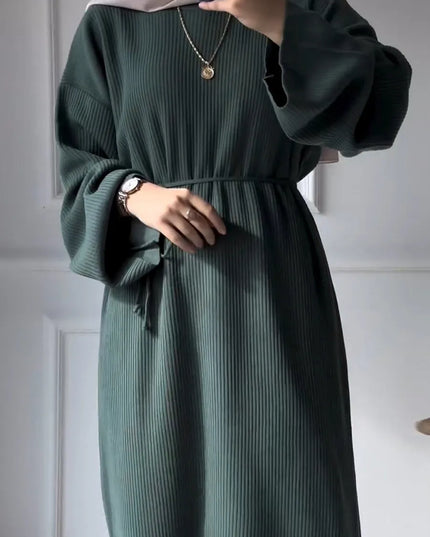 Thicken Knit Sweater Abaya