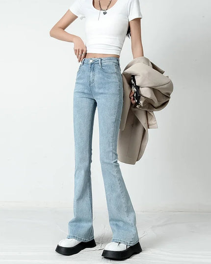 Flared Jeans Denim Pants - VOLDRI