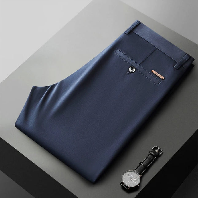 Voldri Men's Bamboo Fiber Casual Pants - Ultra-thin & Elastic Fit -   | Stylish & Elegant Fashion by Voldri