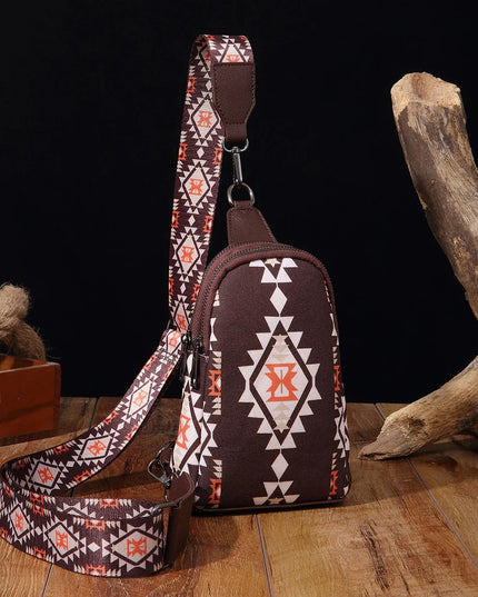 Cowgirls Aztec Crossbody Sling Bags - VOLDRI