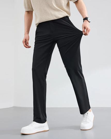 Voldri Lightweight Stretch Trousers - Cool & Breathable Summer Fit -   | Stylish & Elegant Fashion by Voldri