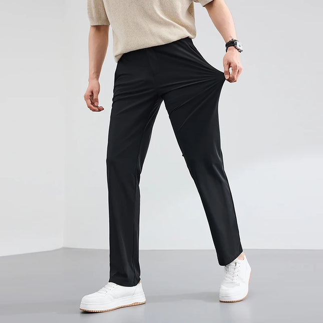 Voldri Lightweight Stretch Trousers - Cool & Breathable Summer Fit -   | Stylish & Elegant Fashion by Voldri