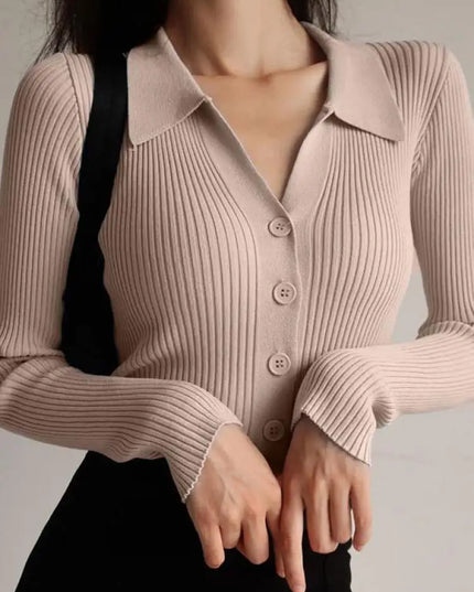 Sexy POLO Neck Sweater - VOLDRI