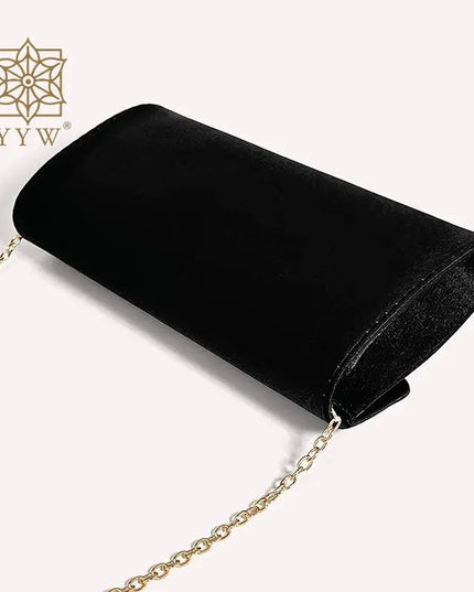 Satin Envelope Clutch Handbag - VOLDRI