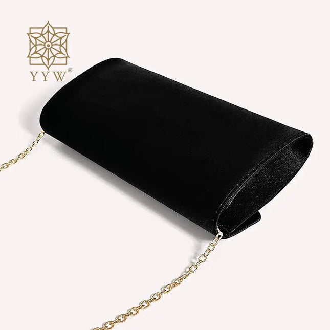 Satin Envelope Clutch Handbag - VOLDRI