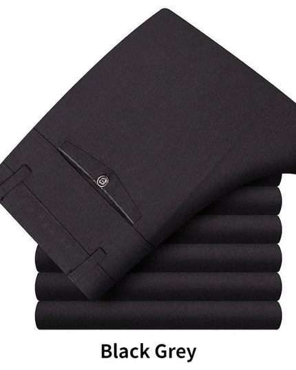 Voldri Men's Plus Size Business Pants - Stretch Loose Fit for Office -   | Stylish & Elegant Fashion by Voldri