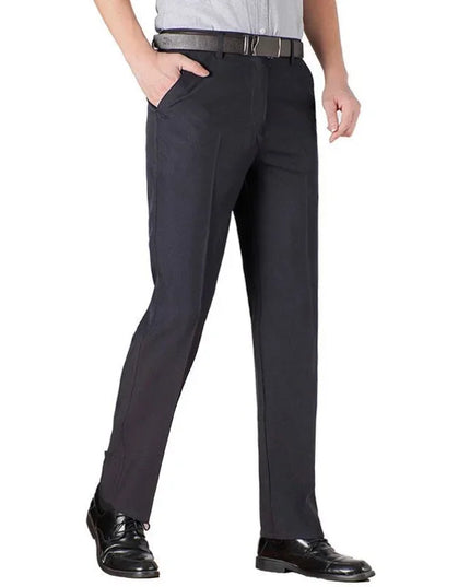 Voldri Men's Casual Suit Pants - Classic Stretch Trousers for All Seasons -   | Stylish & Elegant Fashion by Voldri