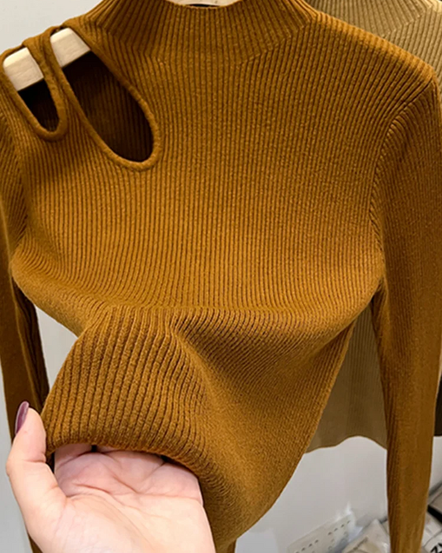 Sexy Hollow Out n Sweaters Tops - VOLDRI