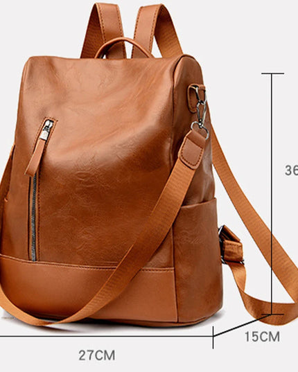 Leather Backpack - VOLDRI