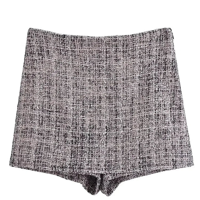 Vintage Casual Plaid Shorts - VOLDRI