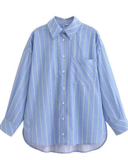 Casual Vintage Striped Shirts - VOLDRI