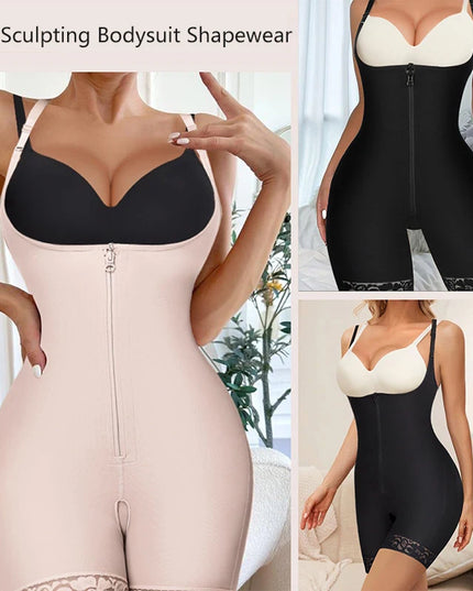 Body Control Shapewear Latex Bodysuit - VOLDRI