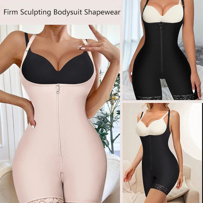 Body Control Shapewear Latex Bodysuit - VOLDRI