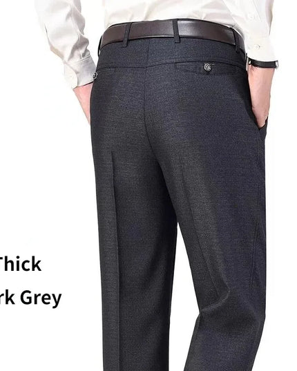 Voldri Casual Men's Business Pants - High Waist, Loose Fit, Plus Size -   | Stylish & Elegant Fashion by Voldri