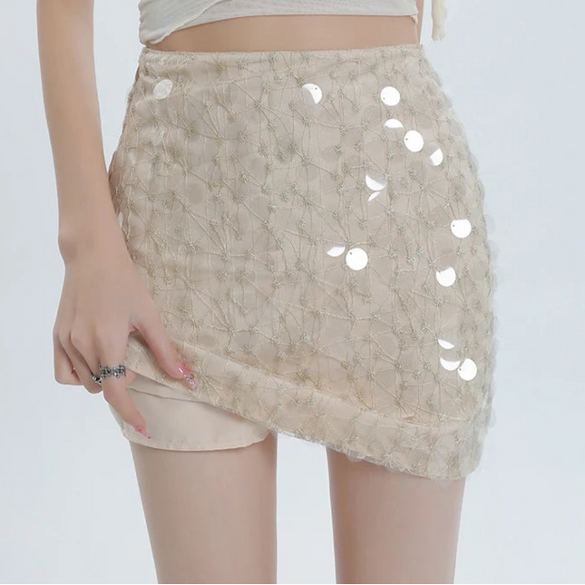 Sexy  Sequined Skirt - VOLDRI