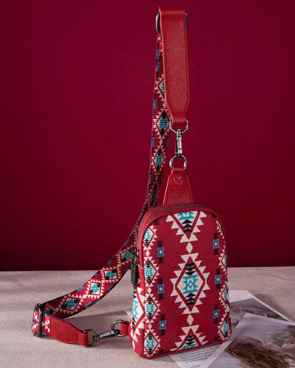 Cowgirls Aztec Crossbody Sling Bags - VOLDRI