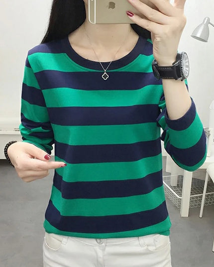 Casual Stripe T Shirt - VOLDRI