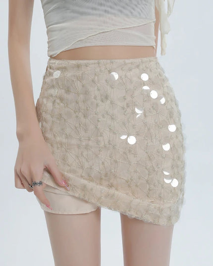 Sexy  Sequined Skirt - VOLDRI