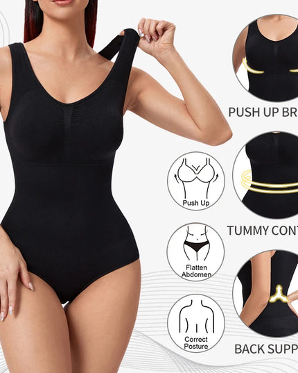 Tank Top Shapewear Bodysuits - VOLDRI