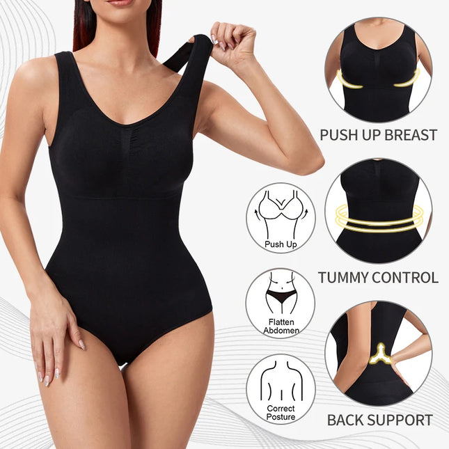 Tank Top Shapewear Bodysuits - VOLDRI