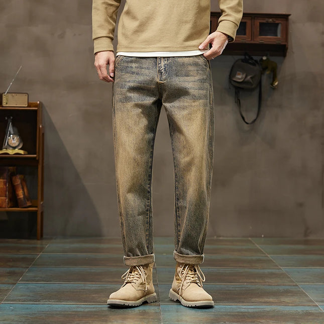 Voldri Men's Cotton Harem Pants - Retro Baggy Street Style -   | Stylish & Elegant Fashion by Voldri