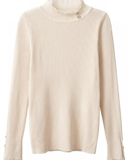 Button Pullovers Sweaters - VOLDRI