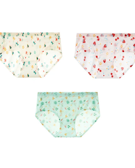 3Pcs/Set Printed Mesh Underwear Underpants - VOLDRI