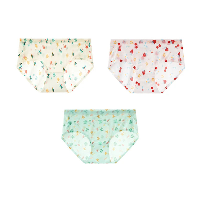 3Pcs/Set Printed Mesh Underwear Underpants - VOLDRI