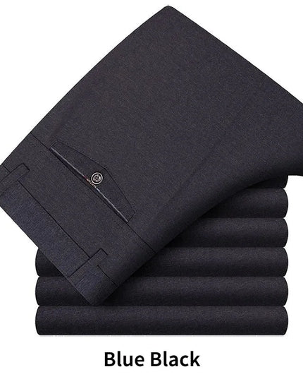 Voldri Men's Plus Size Business Pants - Stretch Loose Fit for Office -   | Stylish & Elegant Fashion by Voldri